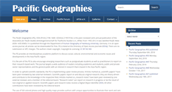 Desktop Screenshot of pacific-geographies.org