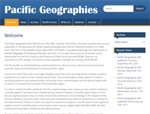 Tablet Screenshot of pacific-geographies.org
